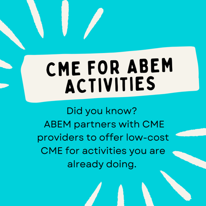 CME for ABEM Activities (1)