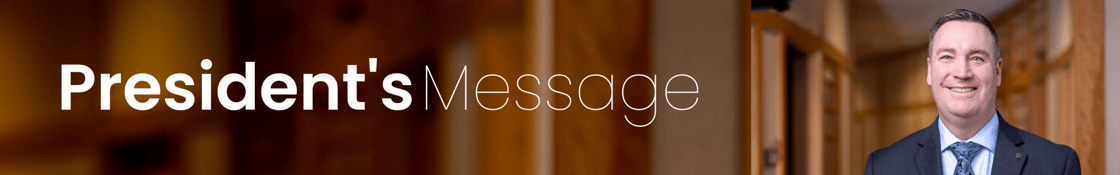 Thomas president message header